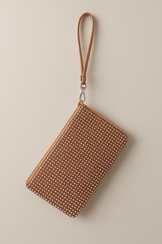 Pochette scintillante in strass rosa ✨💖