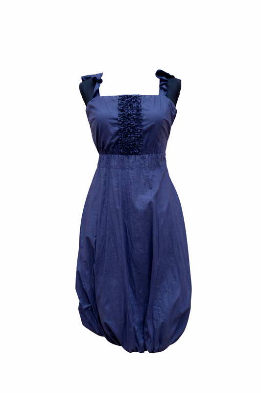 CRISTINAEFFE - Abito Navy con fiocco sul retro