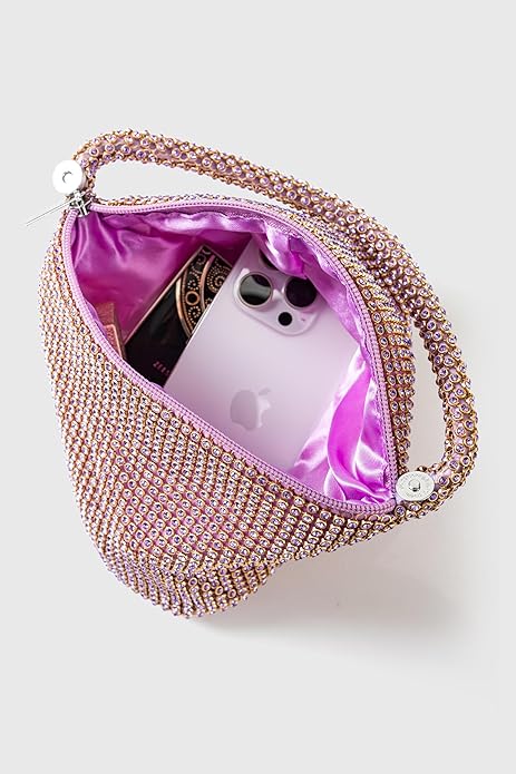 Clutch Bijoux Rosa Antico – Luce tra le dita